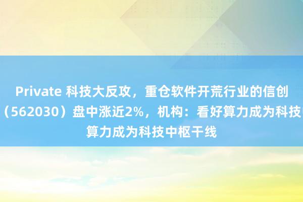 Private 科技大反攻，重仓软件开荒行业的信创ETF基金（562030）盘中涨近2%，机构：看好算力成为科技中枢干线
