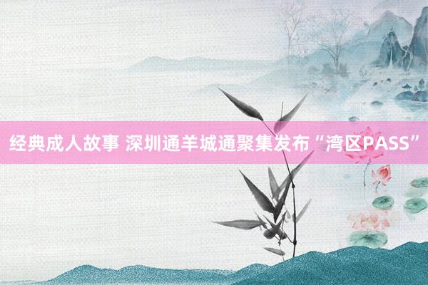 经典成人故事 深圳通羊城通聚集发布“湾区PASS”