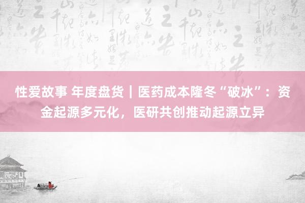 性爱故事 年度盘货｜医药成本隆冬“破冰”：资金起源多元化，医研共创推动起源立异