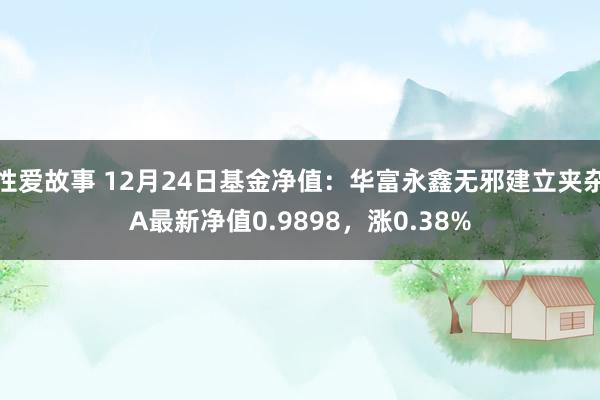 性爱故事 12月24日基金净值：华富永鑫无邪建立夹杂A最新净值0.9898，涨0.38%