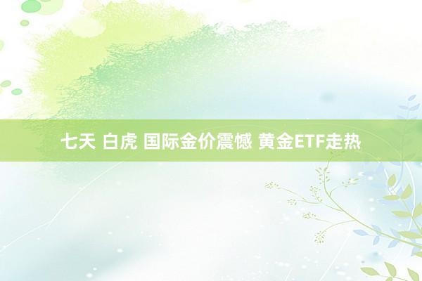 七天 白虎 国际金价震憾 黄金ETF走热